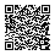 QR Code สำหรับหมายเลขโทรศัพท์ +12182000816