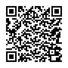 Código QR para número de teléfono +12182000817