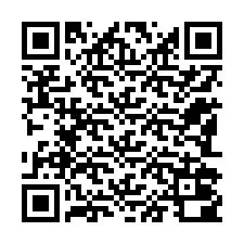 QR-koodi puhelinnumerolle +12182000823