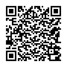 QR-код для номера телефона +12182000827