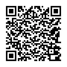 QR kód a telefonszámhoz +12182000837