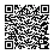 Codice QR per il numero di telefono +12182000838