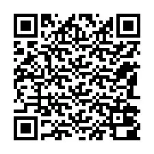 QR kód a telefonszámhoz +12182000843