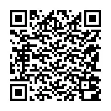 QR-koodi puhelinnumerolle +12182000872