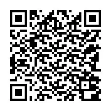 QR-код для номера телефона +12182000928