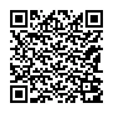 QR-koodi puhelinnumerolle +12182001065