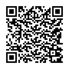 QR-код для номера телефона +12182001066