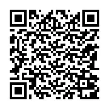 QR-код для номера телефона +12182001086