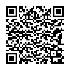 QR-koodi puhelinnumerolle +12182001125