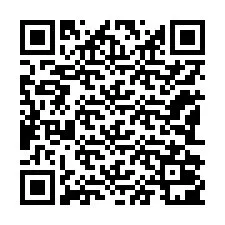 QR-koodi puhelinnumerolle +12182001135