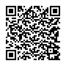 Codice QR per il numero di telefono +12182001232