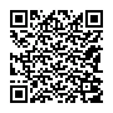 QR-код для номера телефона +12182007127