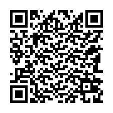 QR kód a telefonszámhoz +12182029418