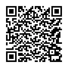 QR-koodi puhelinnumerolle +12182031355