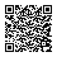 QR-koodi puhelinnumerolle +12182034398