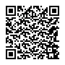 Código QR para número de telefone +12182041957