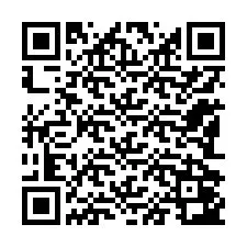 QR kód a telefonszámhoz +12182043227