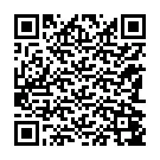 QR kód a telefonszámhoz +12182047282