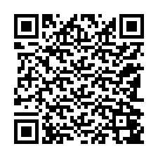 Codice QR per il numero di telefono +12182047298