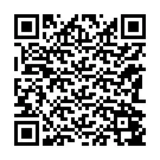 Kode QR untuk nomor Telepon +12182047612