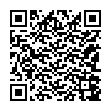 QR kód a telefonszámhoz +12182047835