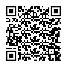 Código QR para número de telefone +12182049657