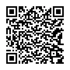 QR-koodi puhelinnumerolle +12182204325