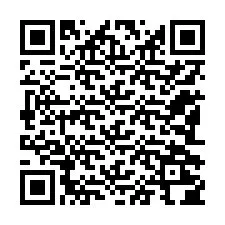 QR-koodi puhelinnumerolle +12182204333