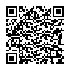 Código QR para número de teléfono +12182204342