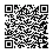 QR-koodi puhelinnumerolle +12182206886