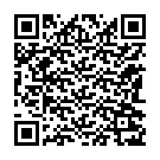 QR kód a telefonszámhoz +12182227356