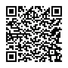 Código QR para número de telefone +12182266267