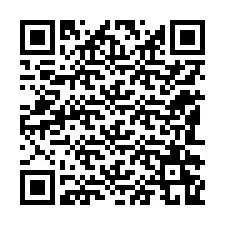 QR kód a telefonszámhoz +12182269556