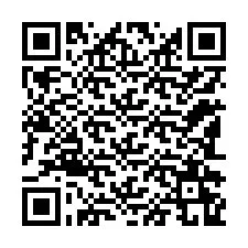 Código QR para número de teléfono +12182269561