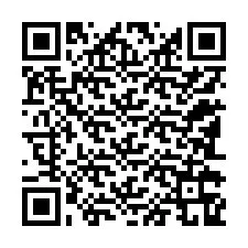 QR-koodi puhelinnumerolle +12182369878