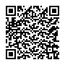 QR-koodi puhelinnumerolle +12182369889