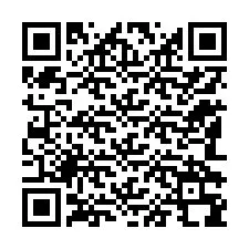 QR-koodi puhelinnumerolle +12182398606