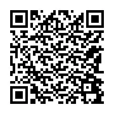 QR-koodi puhelinnumerolle +12182495363