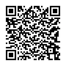 QR-koodi puhelinnumerolle +12182668330