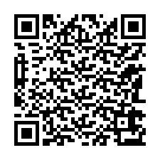 QR код за телефонен номер +12182673856