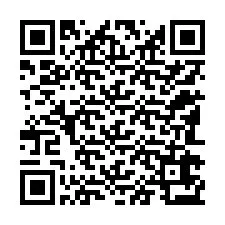 Codice QR per il numero di telefono +12182673858