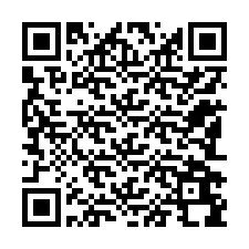 QR-koodi puhelinnumerolle +12182698323