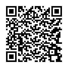 QR-koodi puhelinnumerolle +12182698324