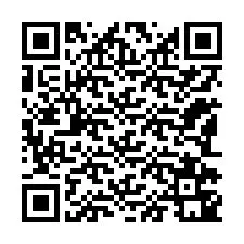 QR-koodi puhelinnumerolle +12182741525