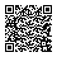 Código QR para número de teléfono +12182741527