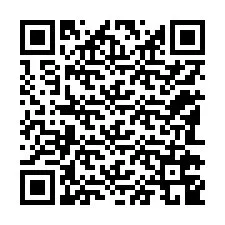 Código QR para número de teléfono +12182749859