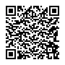 QR-koodi puhelinnumerolle +12182869706