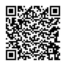 QR Code สำหรับหมายเลขโทรศัพท์ +12182869708