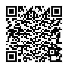 QR-code voor telefoonnummer +12182870602