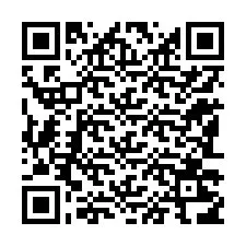 Código QR para número de teléfono +12183216762